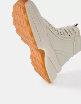 Adidași înalți cu talpă groasă
