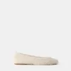 Balerini din faux shearling Balerini din faux shearling