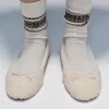 Balerini din faux shearling Balerini din faux shearling