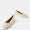 Balerini din faux shearling Balerini din faux shearling