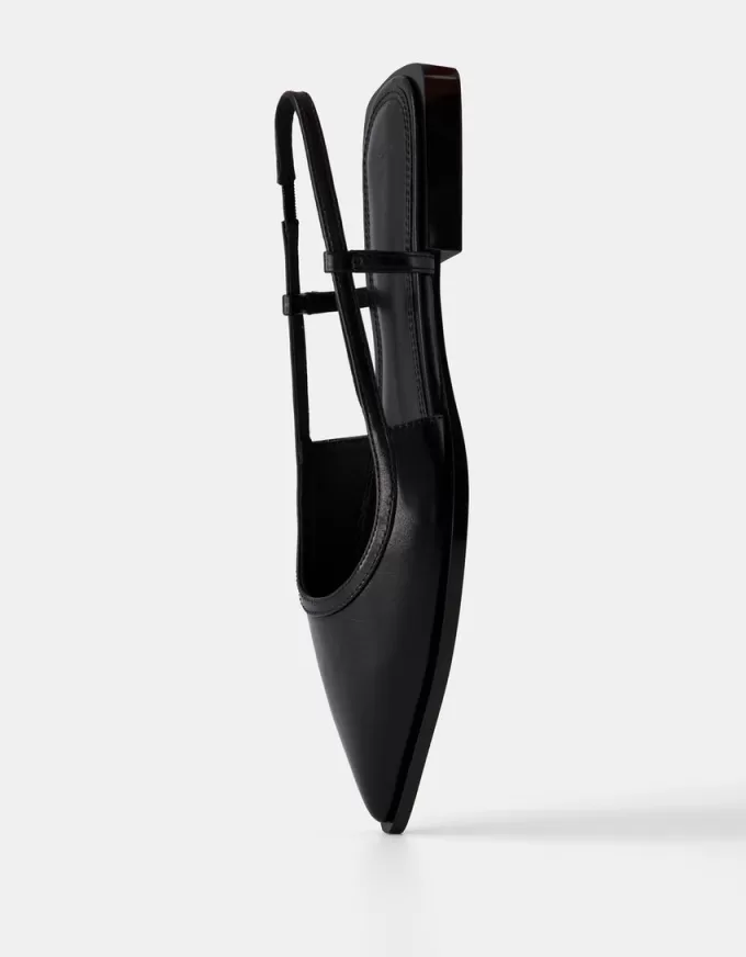 Balerini slingback cu vârf ascuțit Balerini slingback cu vârf ascuțit