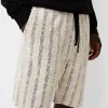 Bermuda jacquard cu dungi Bermuda jacquard cu dungi