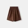 Bermude din bumbac rustic Bermude din bumbac rustic