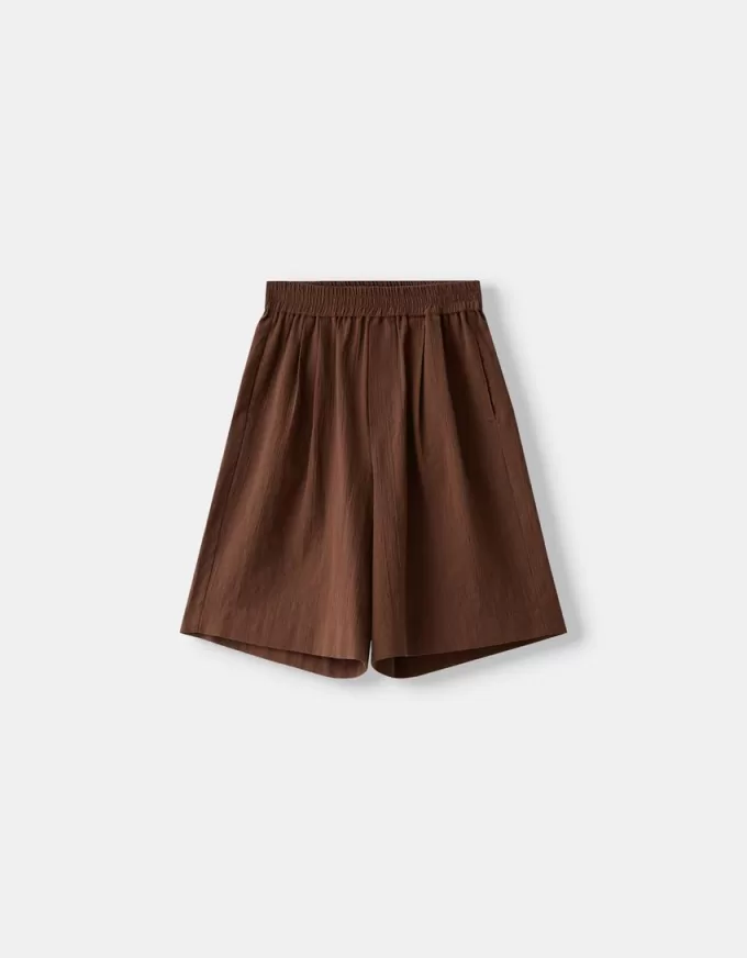 Bermude din bumbac rustic Bermude din bumbac rustic