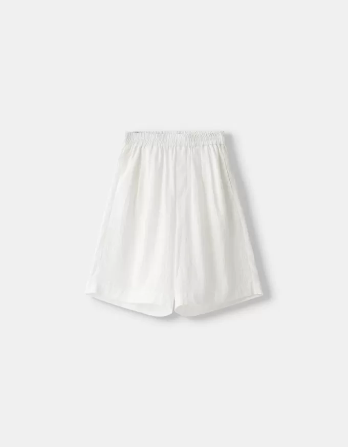 Bermude din bumbac rustic Bermude din bumbac rustic