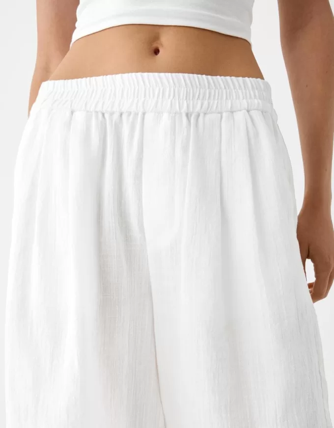 Bermude din bumbac rustic Bermude din bumbac rustic