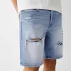 Bermude din denim rupte Bermude din denim rupte