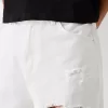 Bermude din denim rupte Bermude din denim rupte