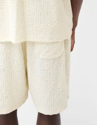 Bermude din țesătură jacquard