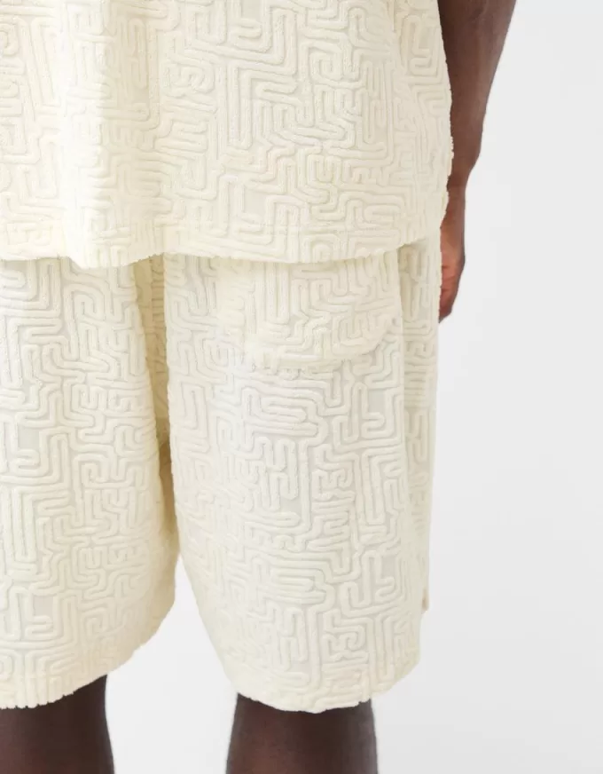 Bermude din țesătură jacquard Bermude din țesătură jacquard