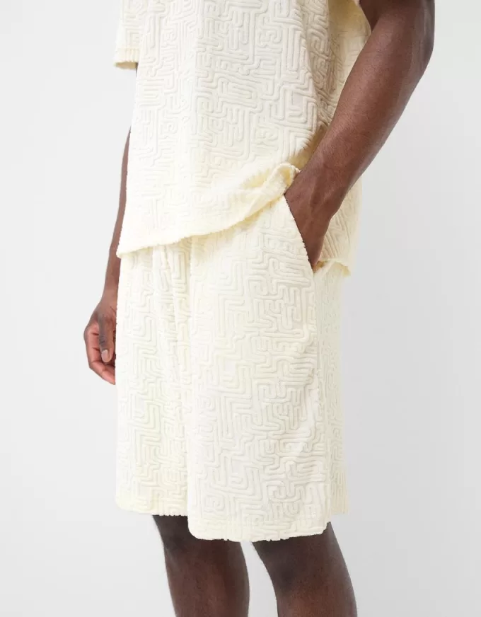 Bermude din țesătură jacquard Bermude din țesătură jacquard