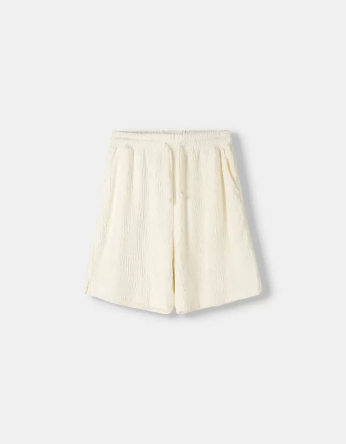 Bermude din țesătură jacquard Bermude din țesătură jacquard