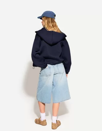 Bermude largi din denim