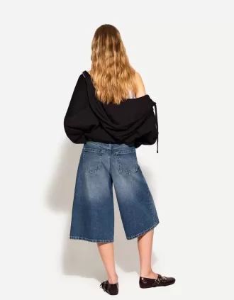 Bermude largi din denim