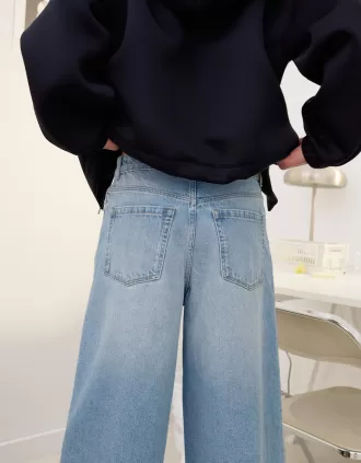 Bermude largi din denim