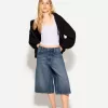 Bermude largi din denim Bermude largi din denim