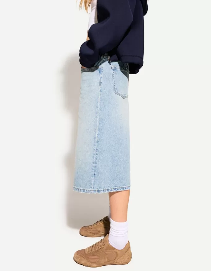 Bermude largi din denim Bermude largi din denim