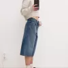 Bermude largi din denim Bermude largi din denim