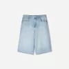 Bermude largi din denim Bermude largi din denim