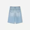 Bermude largi din denim Bermude largi din denim