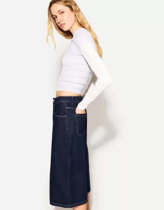 Bermude largi din denim