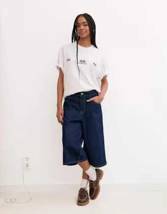 Bermude largi din denim