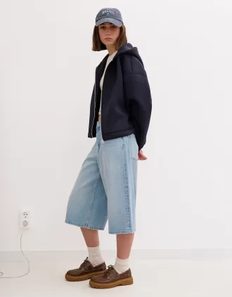 Bermude largi din denim
