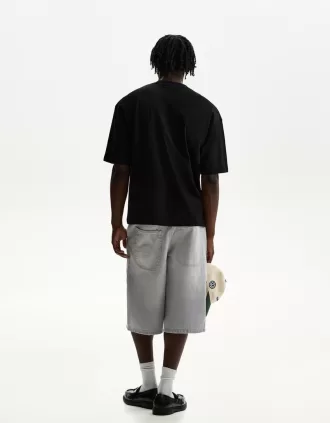 Bermude skater din denim