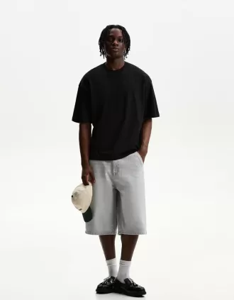 Bermude skater din denim