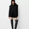 Blazer de costum oversize din satin Blazer de costum oversize din satin