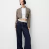 Blazer decupat cu tiv uzat Blazer decupat cu tiv uzat