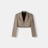Blazer decupat cu tiv uzat Blazer decupat cu tiv uzat