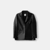 Blazer din imitatie de piele Blazer din imitatie de piele