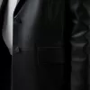 Blazer din imitatie de piele Blazer din imitatie de piele