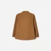 Blazer din piele intoarsa artificiala