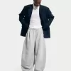 Blazer oversize cu dungi
