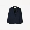 Blazer oversize cu dungi