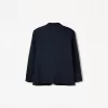 Blazer oversize cu dungi