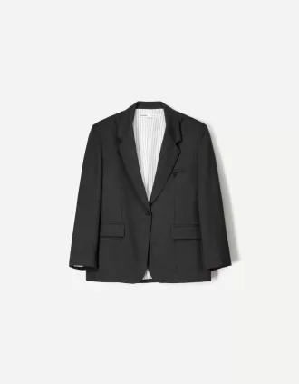 Blazer supradimensionat cu pete
