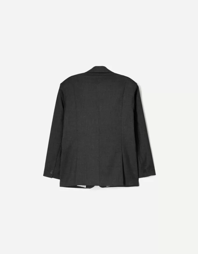 Blazer supradimensionat cu pete Blazer supradimensionat cu pete