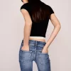 Blugi bootcut cu talie joasă Blugi bootcut cu talie joasă