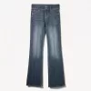 Blugi bootcut cu talie joasă Blugi bootcut cu talie joasă