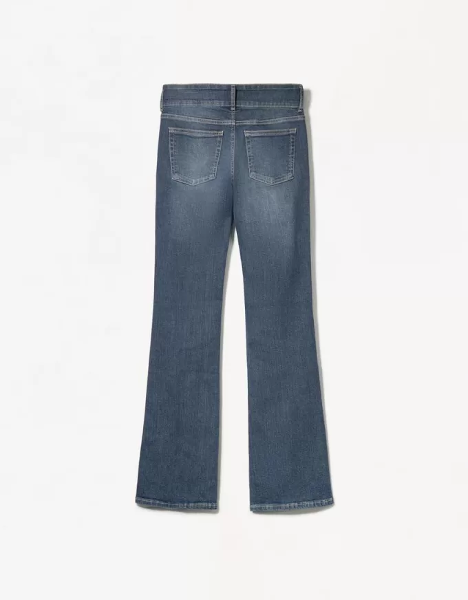 Blugi bootcut cu talie joasă Blugi bootcut cu talie joasă