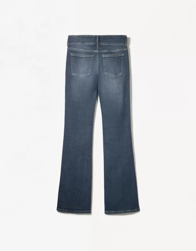 Blugi bootcut cu talie joasă Blugi bootcut cu talie joasă