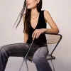 Blugi bootcut cu talie joasă Blugi bootcut cu talie joasă