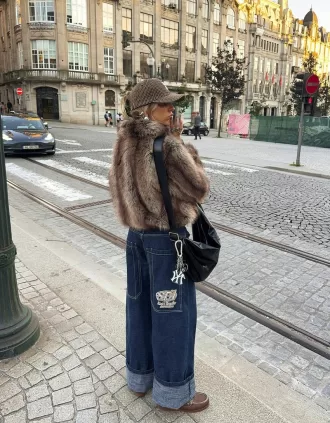 Blugi boyfriend brodați