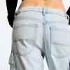 Blugi cargo cu buzunare multiple