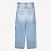 Blugi cargo cu buzunare multiple Blugi cargo cu buzunare multiple