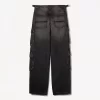 Blugi cargo cu buzunare multiple Blugi cargo cu buzunare multiple