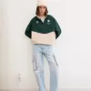 Blugi cargo cu picioare drepte Blugi cargo cu picioare drepte